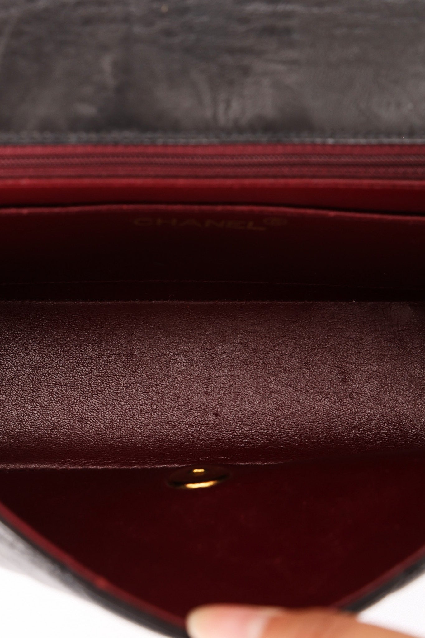 Chanel Small Diana Flap Black Lambskin 24K GP
