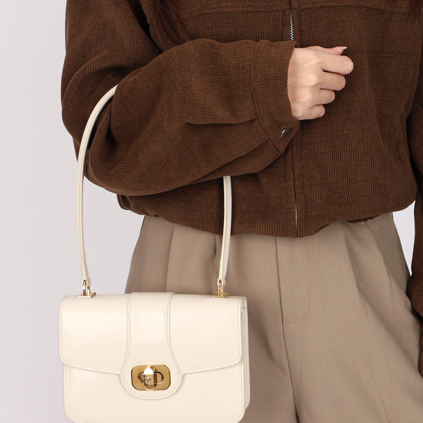 Celine Teen Josephine Shoulder Bag White