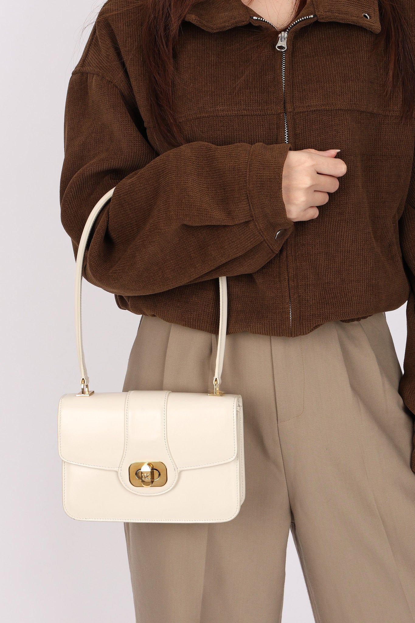 Celine Teen Josephine Shoulder Bag White
