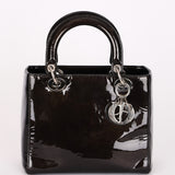 Dior Medium Lady Black Patent 2015