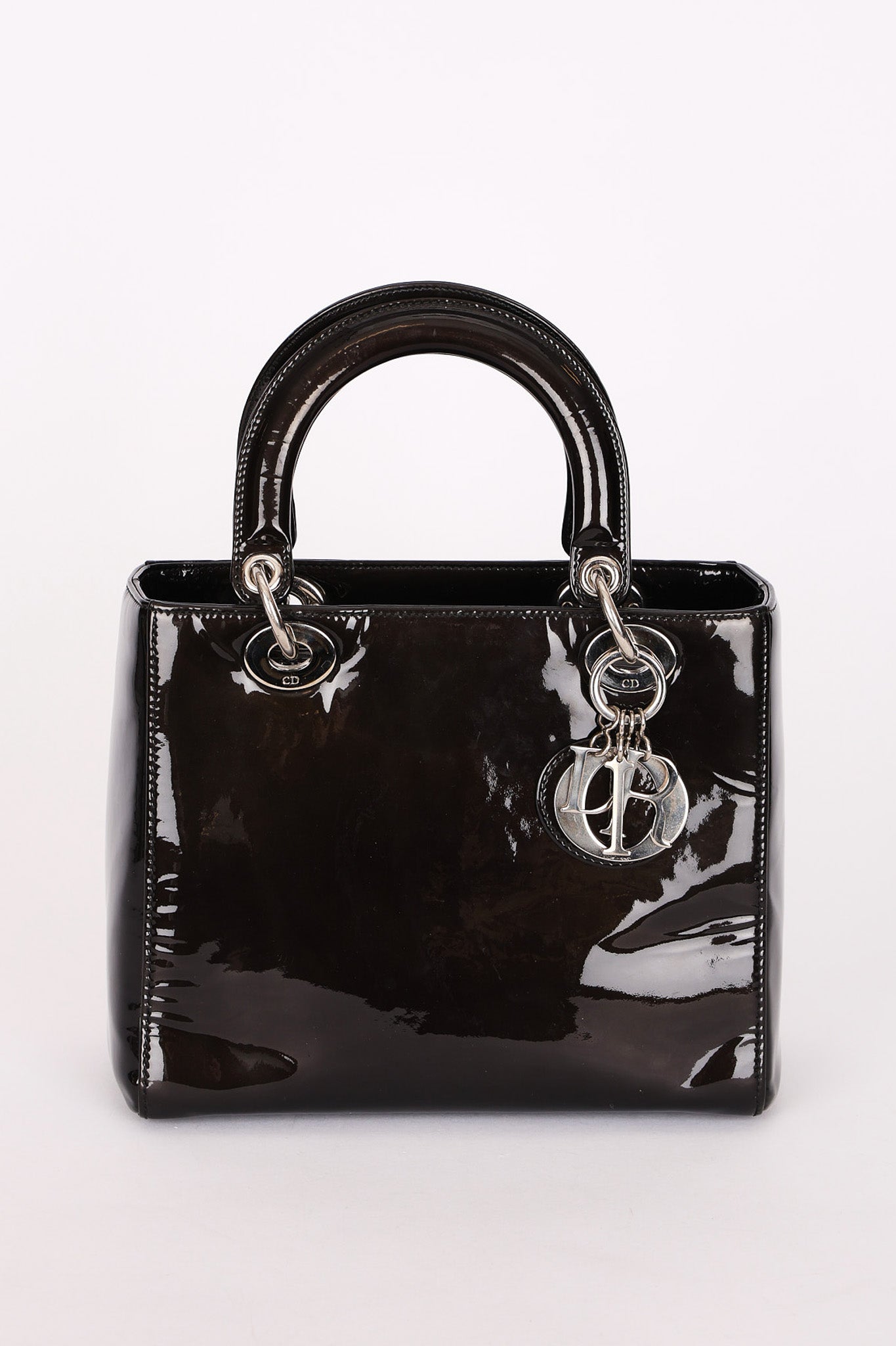 Dior Medium Lady Black Patent 2015