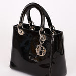 Dior Medium Lady Black Patent 2015