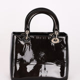 Dior Medium Lady Black Patent 2015