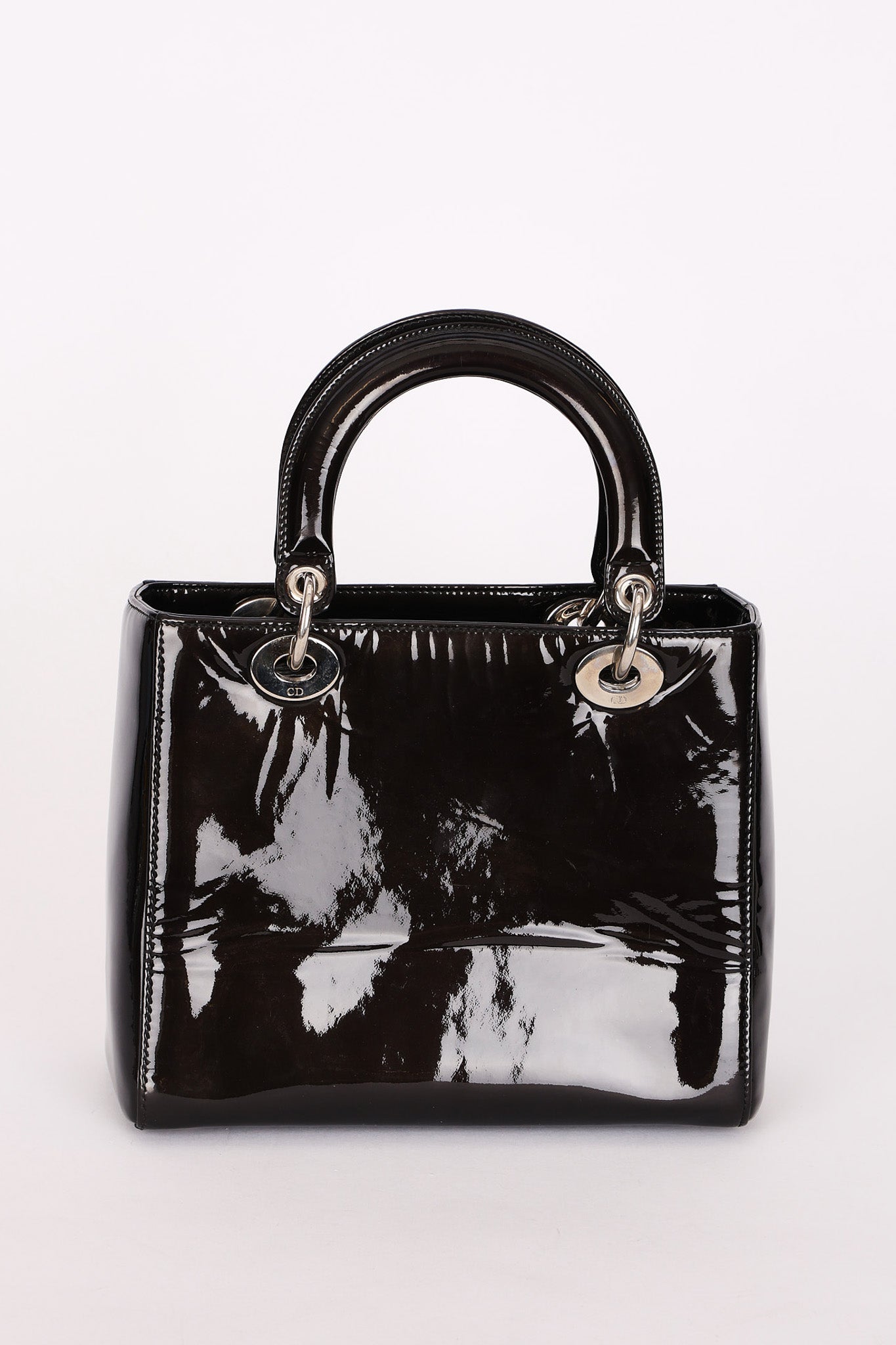 Dior Medium Lady Black Patent 2015