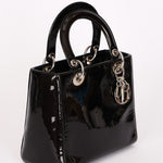 Dior Medium Lady Black Patent 2015