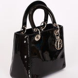 Dior Medium Lady Black Patent 2015