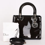 Dior Medium Lady Black Patent