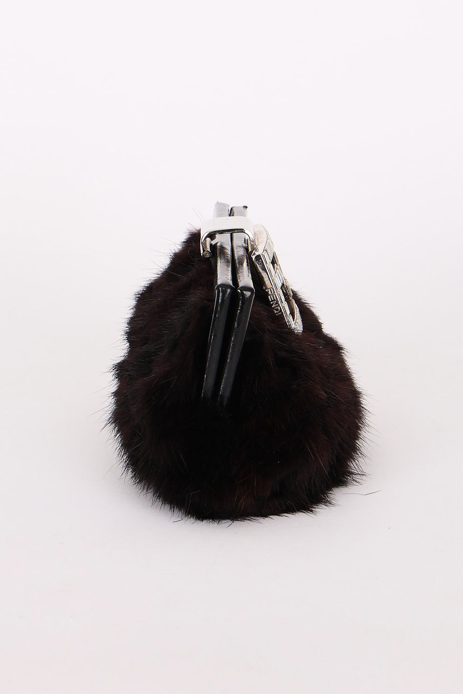 Fendi Zucca Mink Fur Clutch