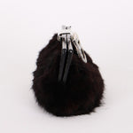 Fendi Zucca Mink Fur Clutch