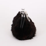 Fendi Zucca Mink Fur Clutch