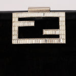 Fendi Zucca Mink Fur Clutch