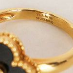 Van Cleef & Arpels Onyx Gold Ring
