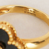 Van Cleef & Arpels Onyx Gold Ring