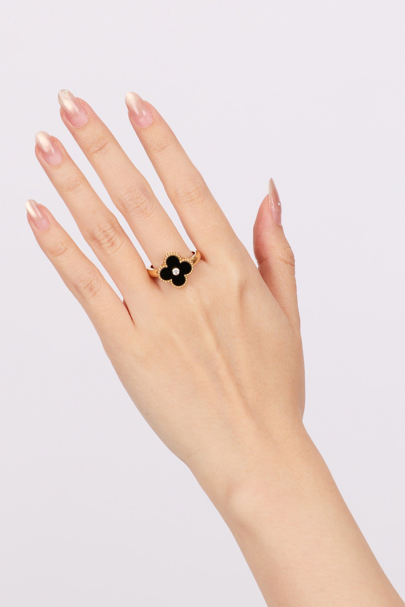 Van Cleef & Arpels Onyx Gold Ring