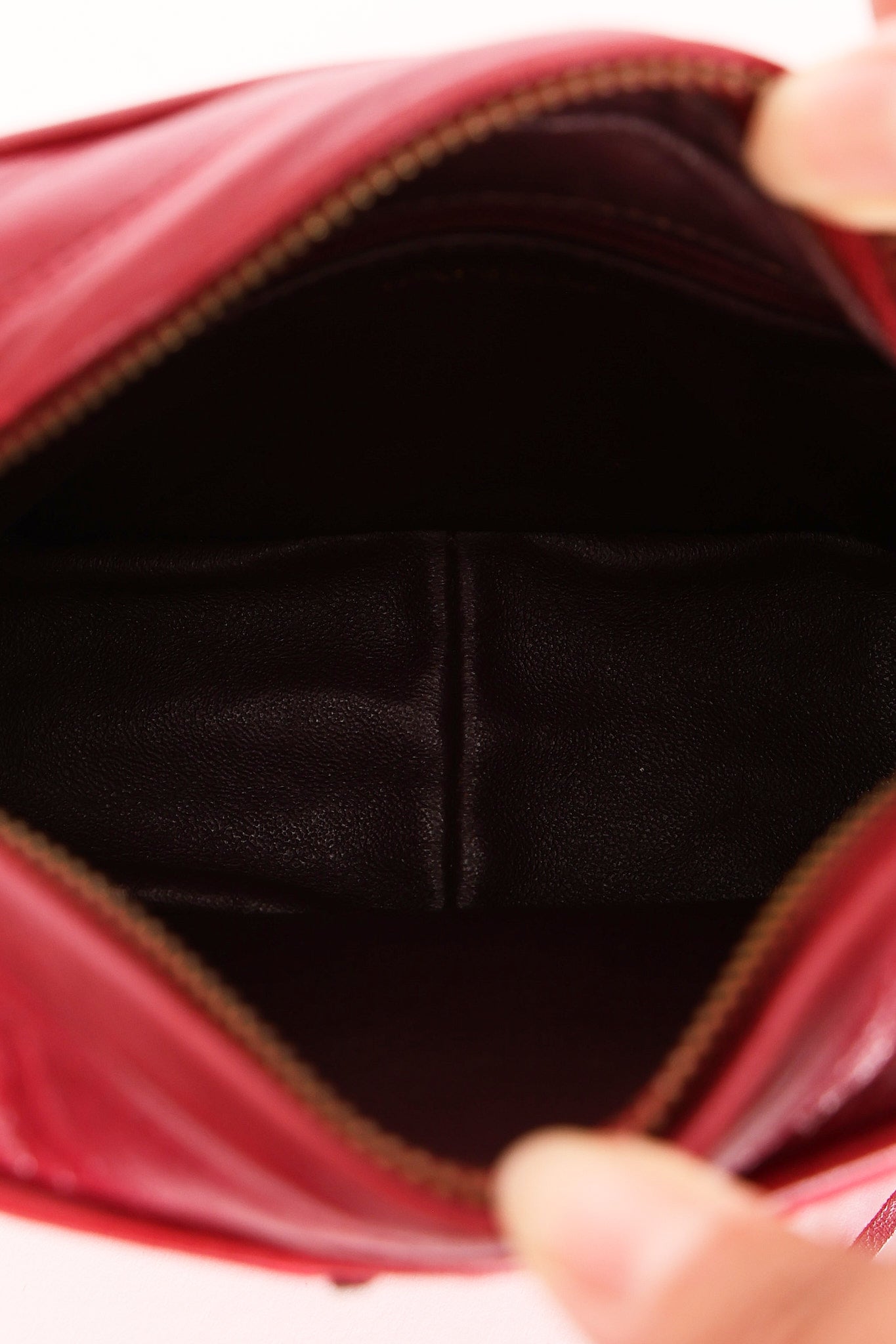 Chanel Beaded Camera Bag Red Satin 24K GP