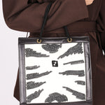 Fendi Zebra Beaded Tote