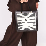 Fendi Zebra Beaded Tote