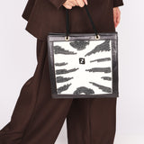 Fendi Zebra Beaded Tote
