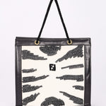 Fendi Zebra Beaded Tote