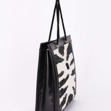 Fendi Zebra Beaded Tote