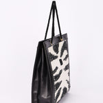 Fendi Zebra Beaded Tote