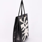 Fendi Zebra Beaded Tote