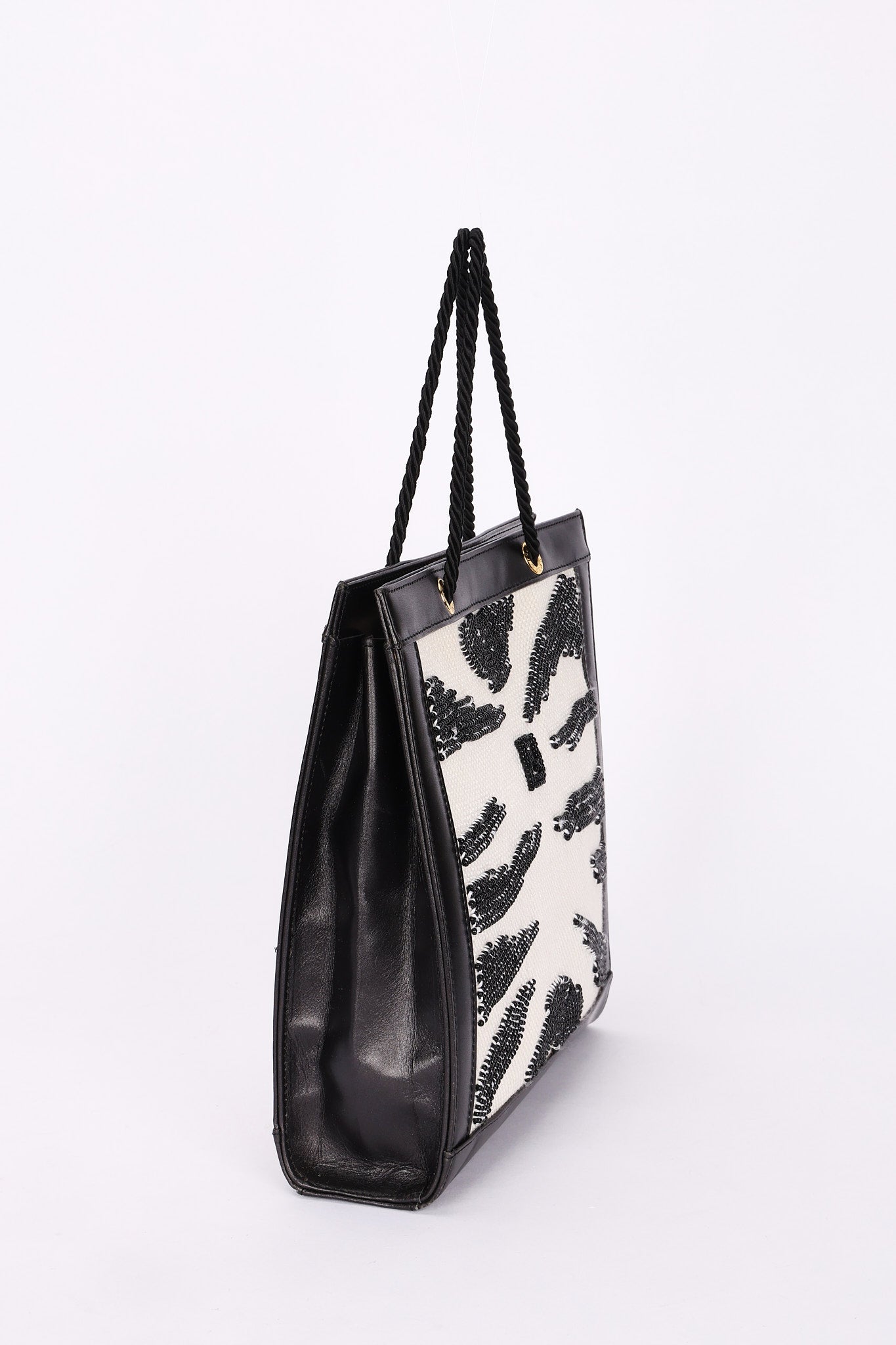 Fendi Zebra Beaded Tote