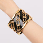 Chanel Gold CC Cuff Bracelet