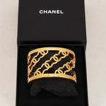 Chanel Gold CC Cuff Bracelet