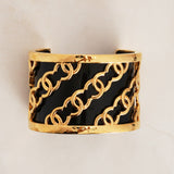 Chanel Gold CC Cuff Bracelet