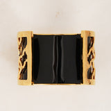 Chanel Gold CC Cuff Bracelet