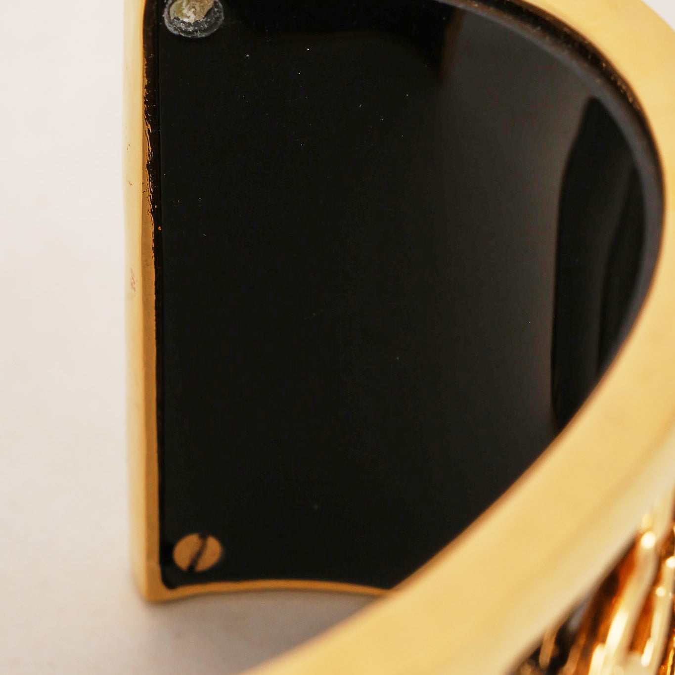 Chanel Gold CC Cuff Bracelet