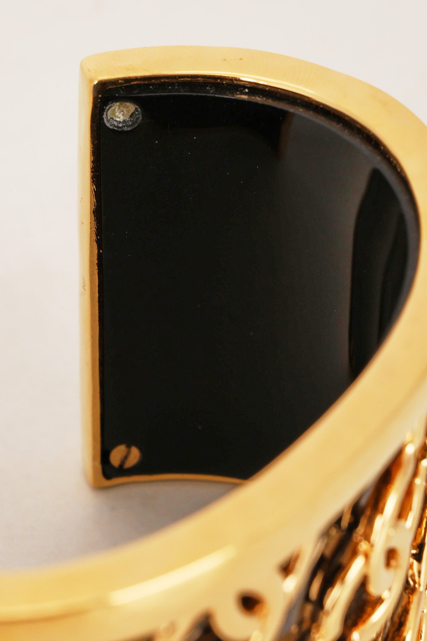 Chanel Gold CC Cuff Bracelet