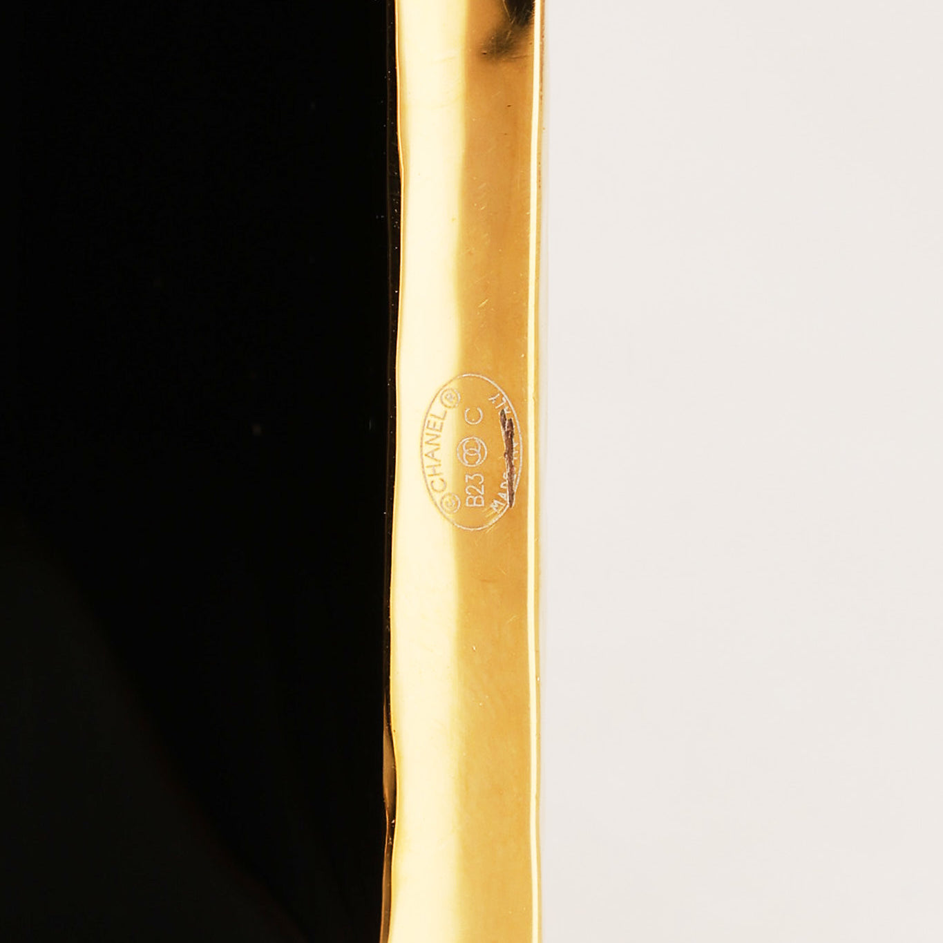 Chanel Gold CC Cuff Bracelet