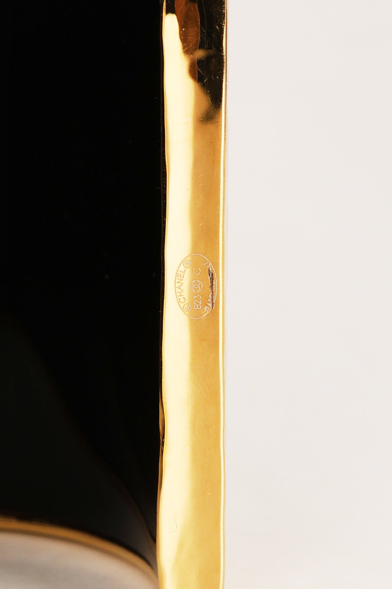Chanel Gold CC Cuff Bracelet