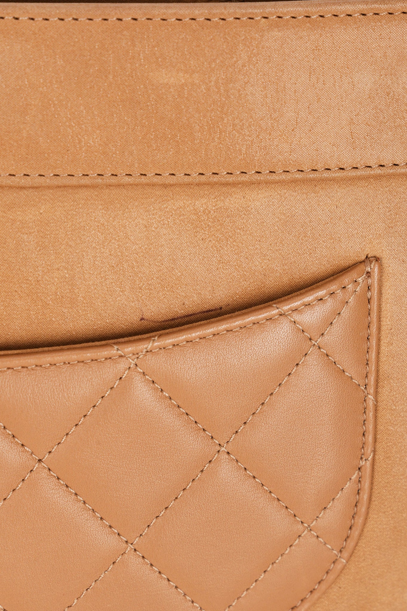 Chanel Turnlock Front Pocket Shoulder Bag Brown Suede and Calfskin AGHW