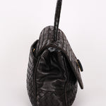 Bottega Veneta Turnlock Intrecciato Top Handle Bag