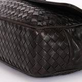 Bottega Veneta Turnlock Intrecciato Top Handle Bag