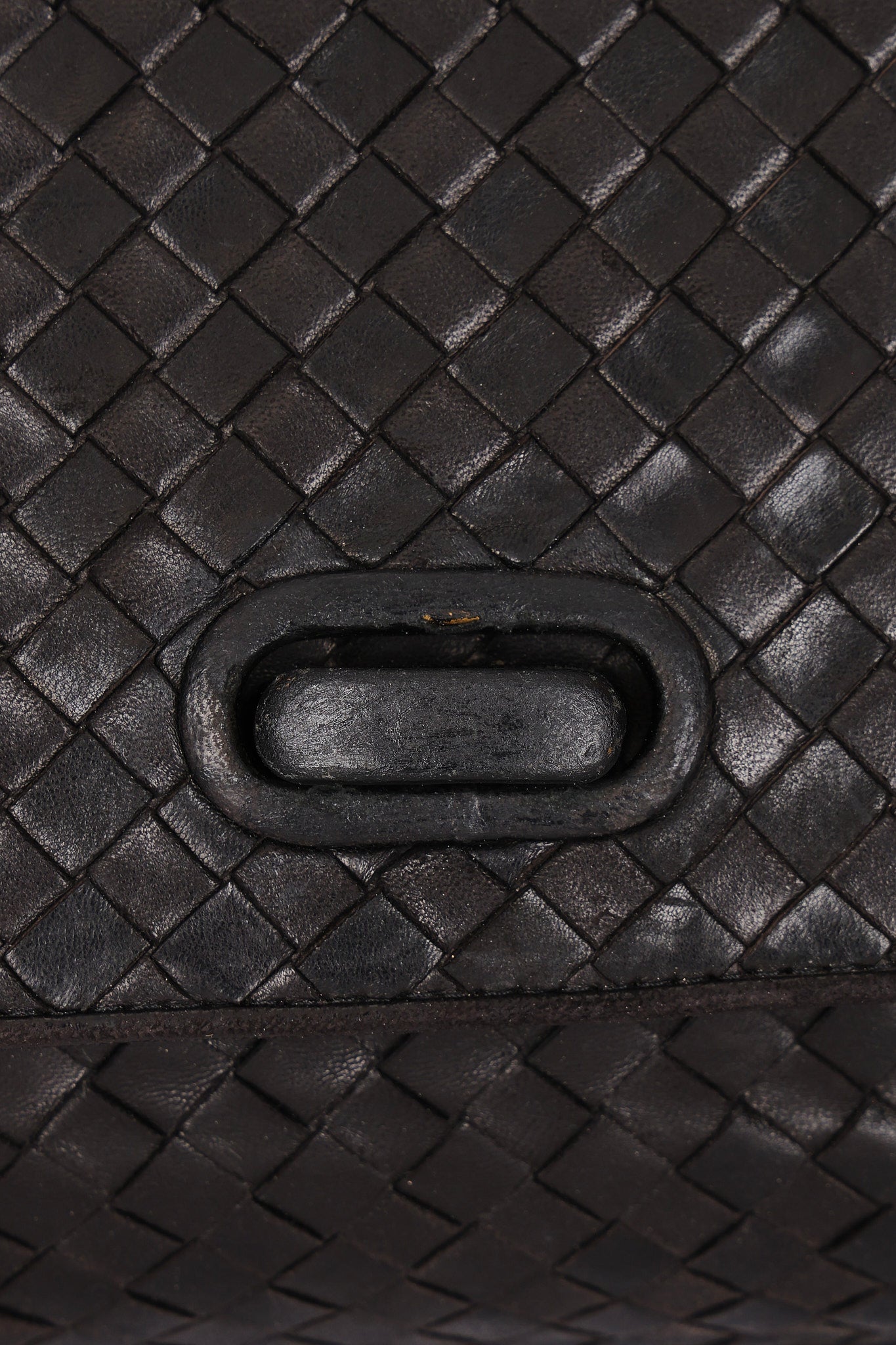 Bottega Veneta Turnlock Intrecciato Top Handle Bag