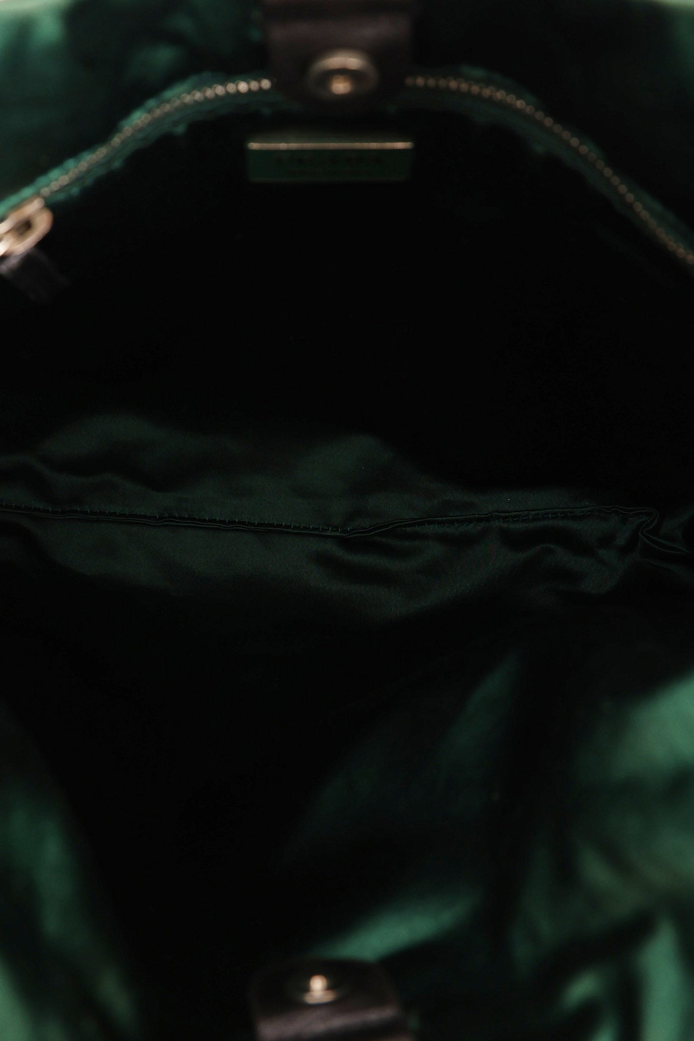 Prada Beaded Shoulder Bag Black Nylon