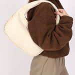Bottega Veneta Intrecciato Hobo Cream