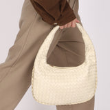 Bottega Veneta Intrecciato Hobo Cream