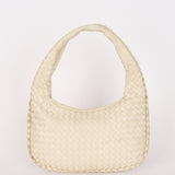 Bottega Veneta Intrecciato Hobo Cream