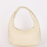 Bottega Veneta Intrecciato Hobo Cream