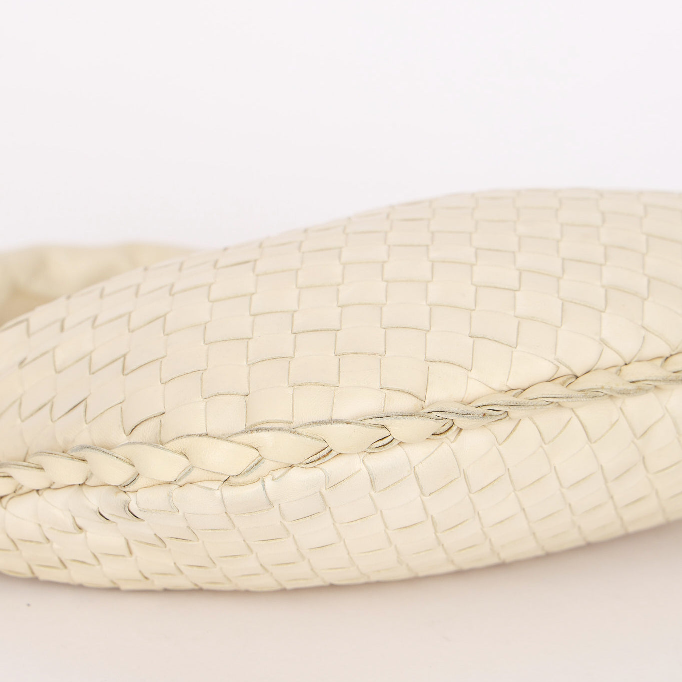 Bottega Veneta Intrecciato Hobo Cream