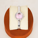 Gucci Pearl Face Circle Stainless Steel Watch