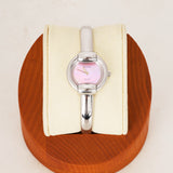 Gucci Pearl Face Circle Stainless Steel Watch