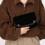 Gucci Velvet Clutch with Chain