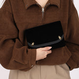 Gucci Velvet Clutch with Chain