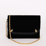 Gucci Velvet Clutch with Chain